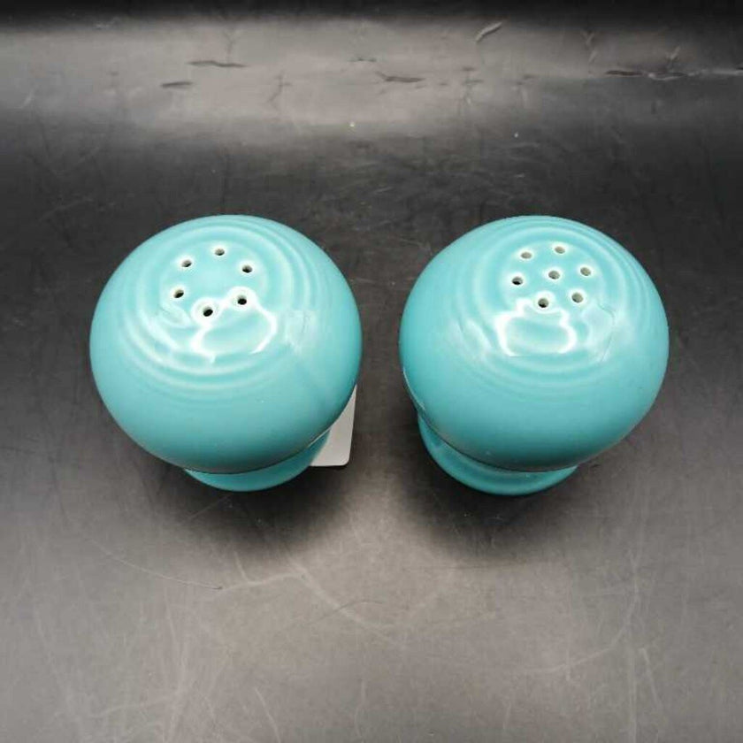 Turquoise Fiesta ware S&P set
