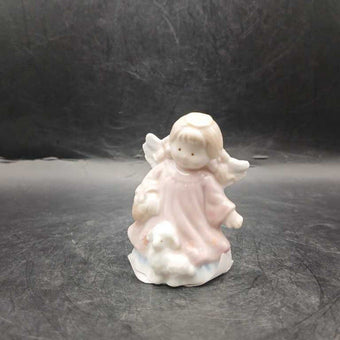 Angel with sheep porocelain (V)