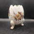 1960's floral ceramic egg (P)