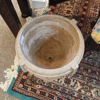 Concrete Greek planter -M