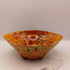 *AS IS* 70s Drip Glaze Studio Pottery Footed Bowl Orange Handmade Signed Ivey 1977