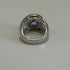 Silver ring/lavender stone