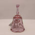 Fenton hand painted floral Bell (pink