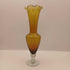 Amber Bud Vase VTG SmLl