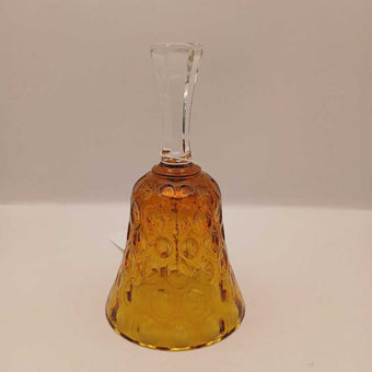 Bohemian Amber Crystal Bell