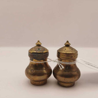 VTG Brass Salt & Pepper Shakers