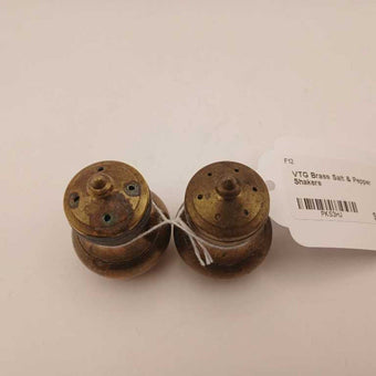 VTG Brass Salt & Pepper Shakers