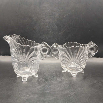 VTG Art Deco Creme & Sugar Bowls