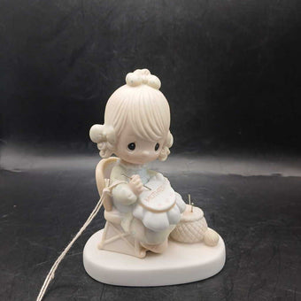 Mother Sew Dear ( Girl Sewing , Needlework ) 1979