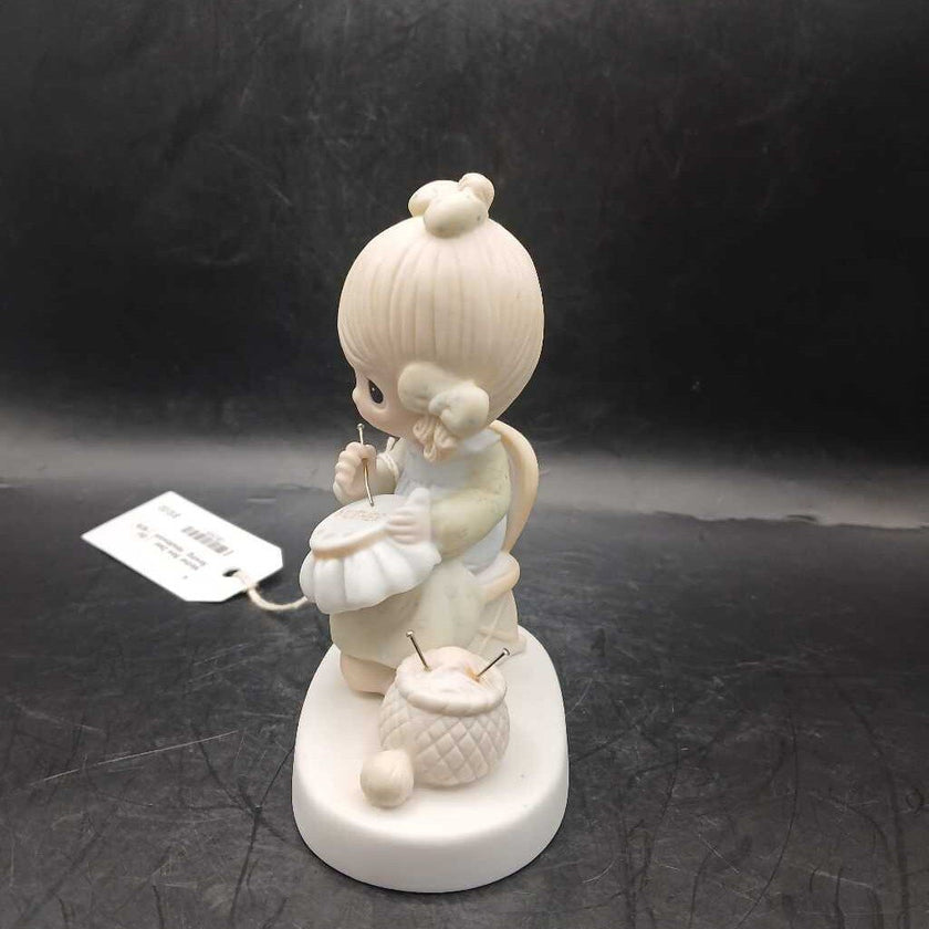 Mother Sew Dear ( Girl Sewing , Needlework ) 1979