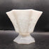 Anker Hocking White Octagon Pedastal Bowl