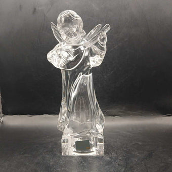 Mikasa Crystal Angel Mandolin Statue