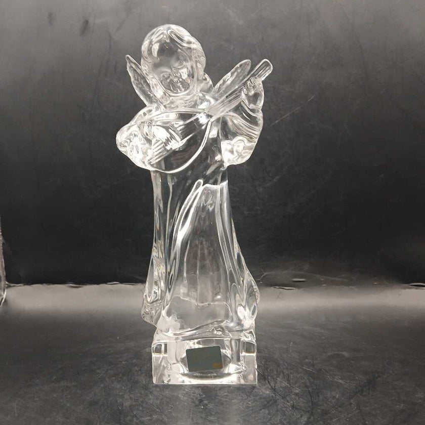 Mikasa Crystal Angel Mandolin Statue