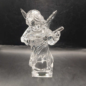 Mikasa Crystal Angel Mandolin Statue
