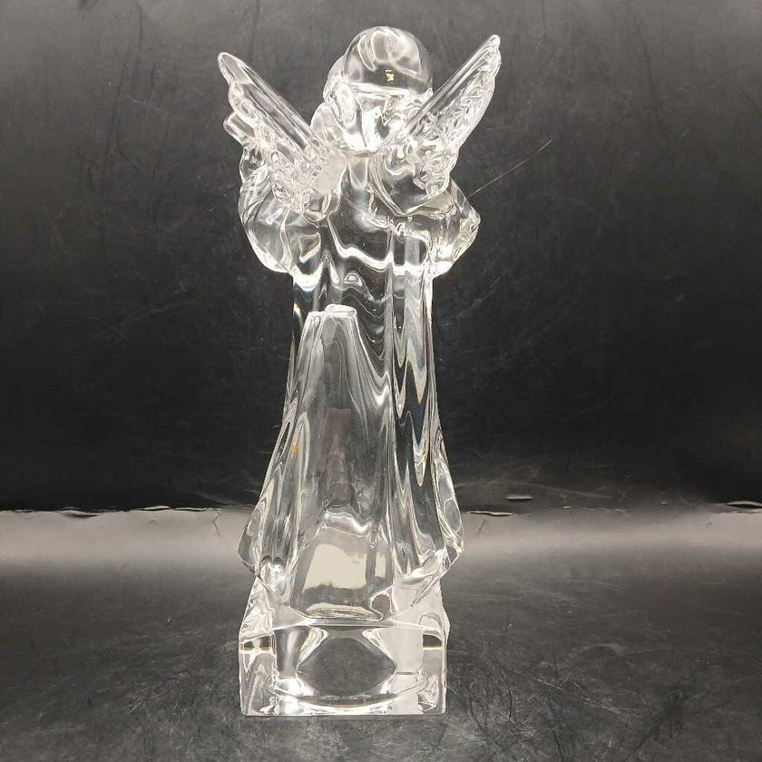 Mikasa Crystal Angel Mandolin Statue