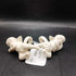 Bisque Cherub candle followers