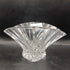 Mikasa Flores Flair Fan shaped crystal centerpiece bowl vase