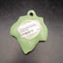 Vintage candy dish USA Green Gold Trim HE Bailey turnpike dish