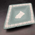 Wedgwood Green Diamond Pin dish