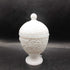 Avon milk glass compote floral candy dish