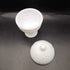 Avon milk glass compote floral candy dish