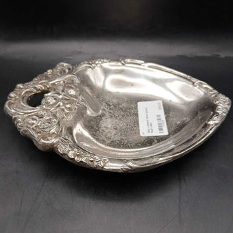 Italy Leonard silver plated heart dish