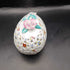 Porcelain Pierced Egg Covered Sachet Dish with applied flowers