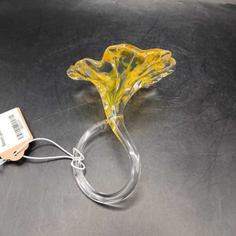Blown glass flower