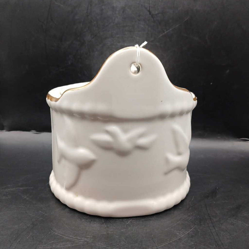 Vintage House of Webster Wild Roses Salt Cellar (covered canister)