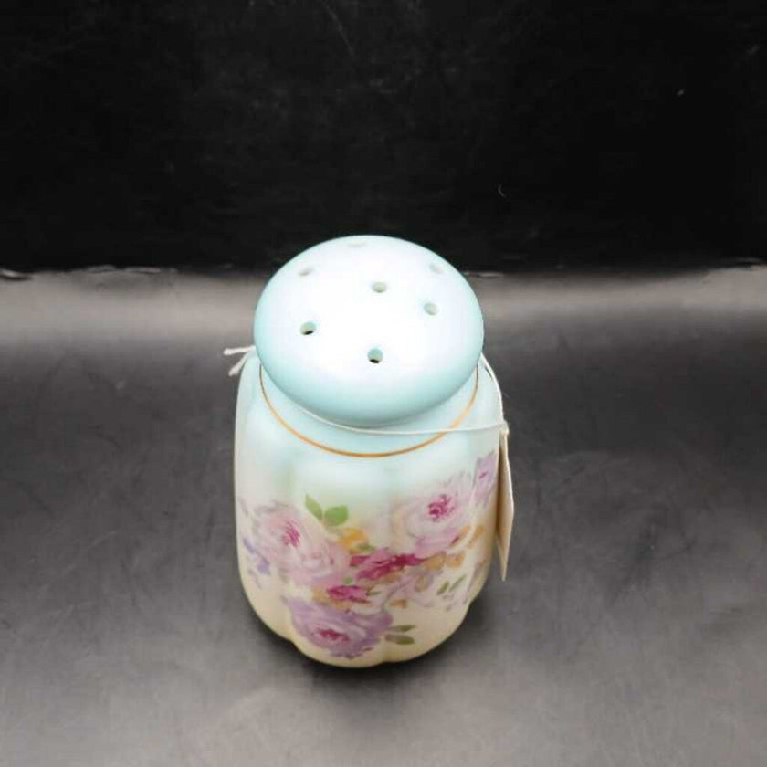Vintage RS Porcelain Hat Pin Holder (handpainted roses)