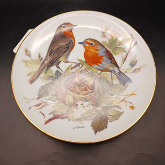1986 World Wildlife Fund Bird porcelain Wall Plate ( Germany)