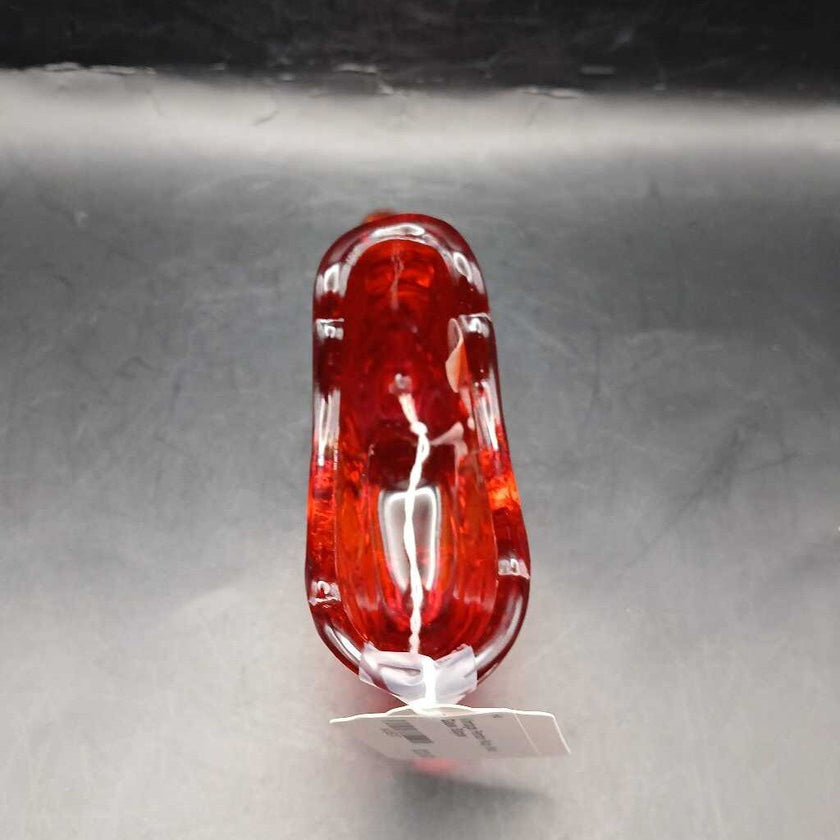 Vintage Fenton Ruby Red Glass Slipper
