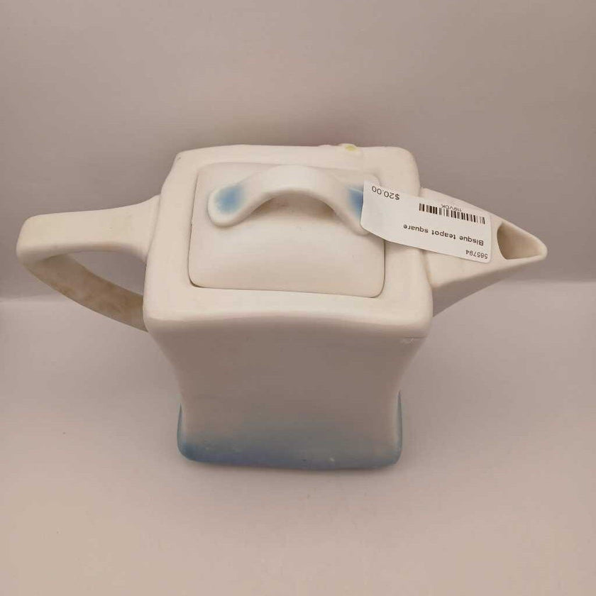 Bisque teapot square