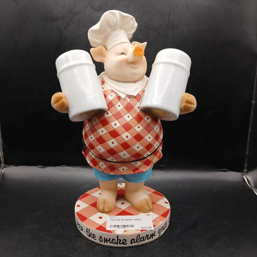 Pig salt & pepper holder