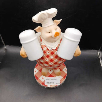 Pig salt & pepper holder