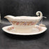 Wedgwood Etruria Cornflower Gravy Boat with Attached Plate