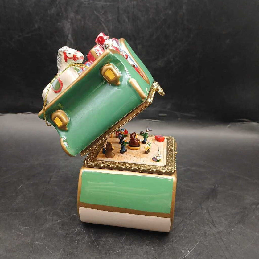 Mr. Christmas Musical Carousel Sleigh Christmas Holiday Ornament Santa Sleigh Mr Christmas China Musical Carousel