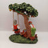 Cedar Creek Collection Mr & Mrs Claus Swing w/Elves In Tree Christmas Figurine