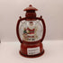 Red Lantern Santa Musical Glitter Snow Globe