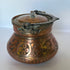 Vintage etched copper pot