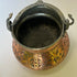 Vintage etched copper pot