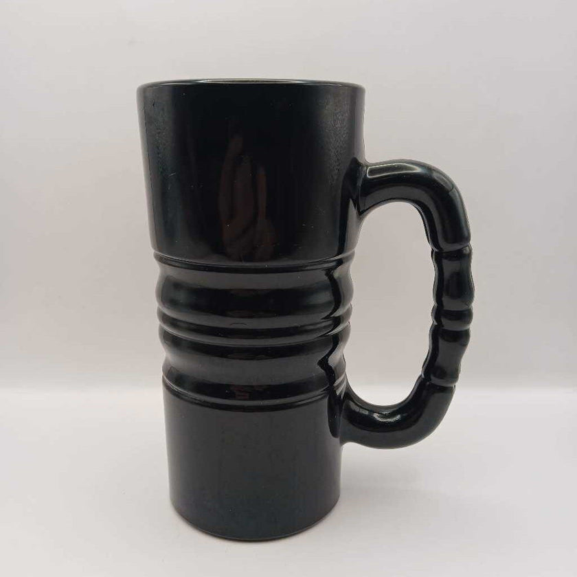 Black Milk Glass Vintage Mug