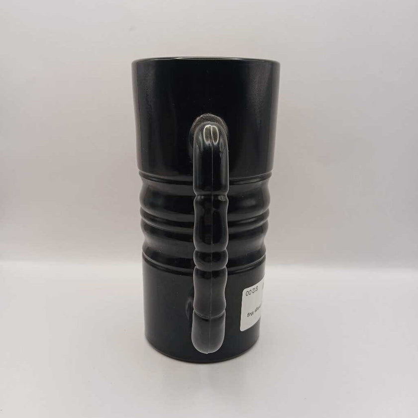 Black Milk Glass Vintage Mug