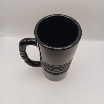Black Milk Glass Mug