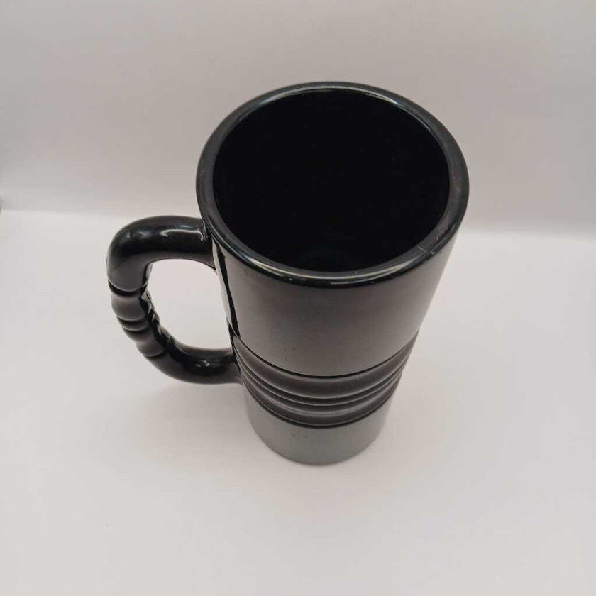 Black Milk Glass Mug
