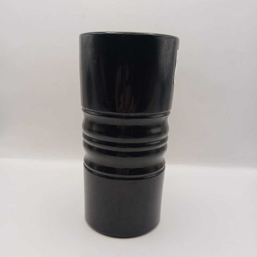 Black Milk Glass Mug