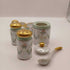 Handpainted porcelain Condiment Set