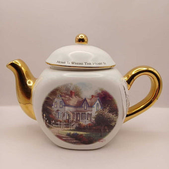 Thomas Kincade Teapot Hoen is where the heart is