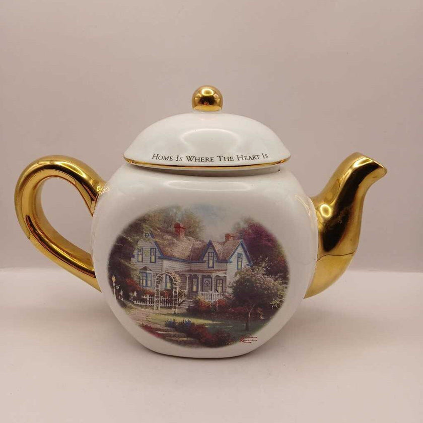 Thomas Kincade Teapot Hoen is where the heart is