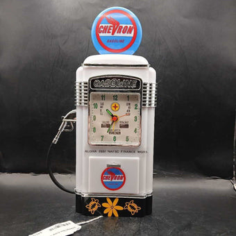 Chevron Gas Pump Clock